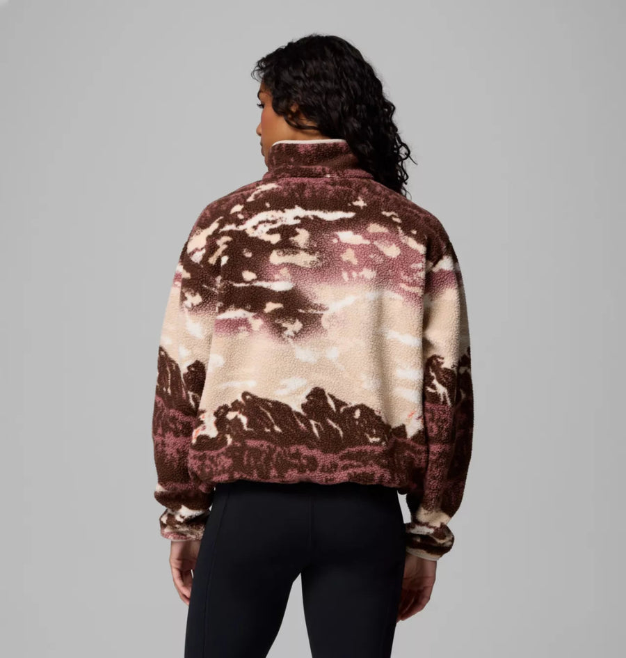 AL5760 Helvetia II Printed Crop Half Snap - kc clothing