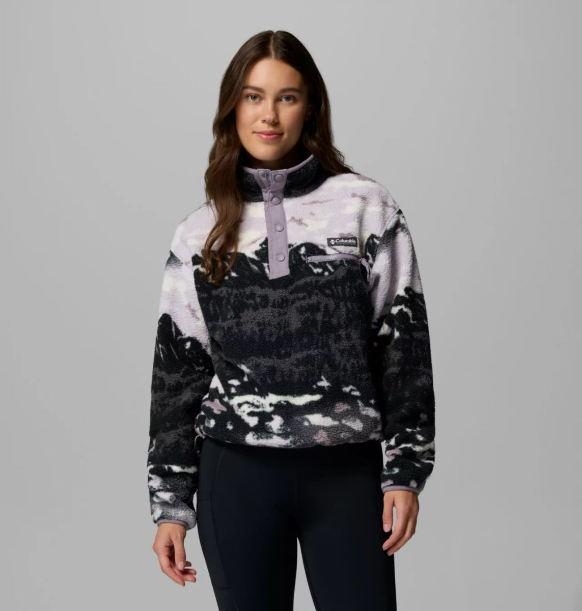 AL5760 Helvetia II Printed Crop Half Snap – kc clothing