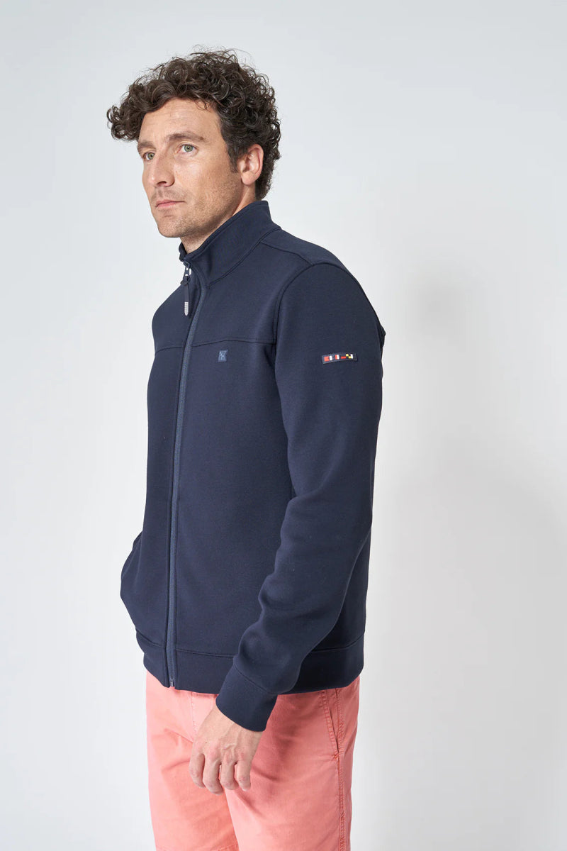 BAT1943 Men's Interlock Full Zip - kc clothing