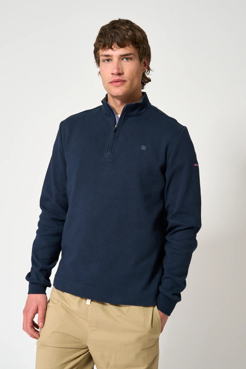 BAT1944 Pique Terry 1/4 Zip - kc clothing