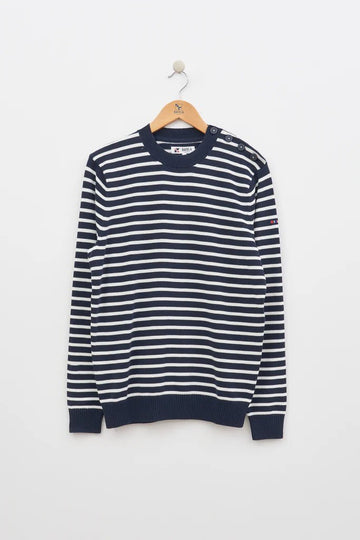 BAT2067 Nautical Striped Jersey Sweater - kc clothing