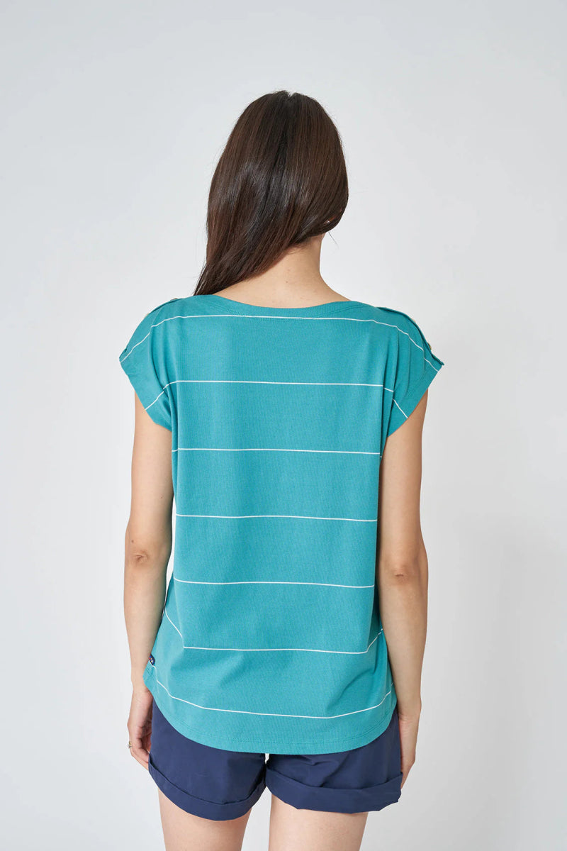 BAT2091 Thin Stripe T Shirt - kc clothing