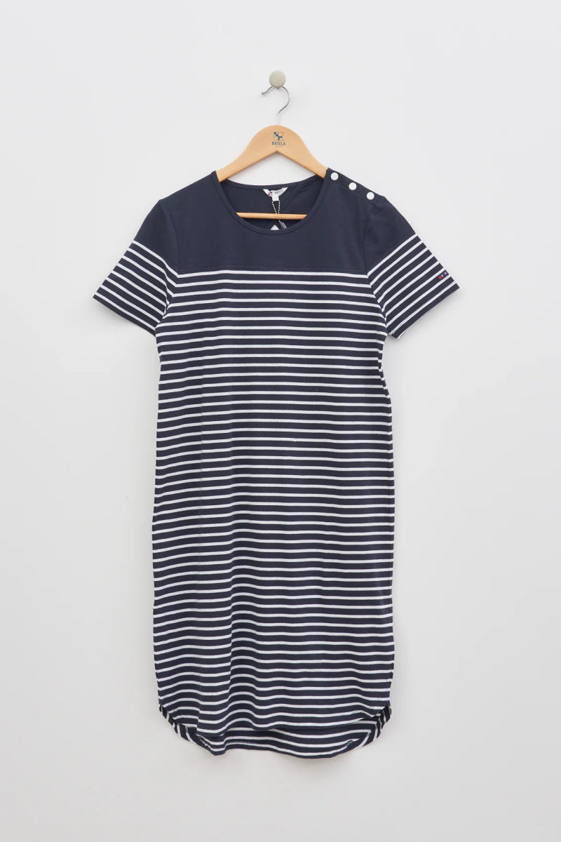 BAT2320 Nautical Dress - kc clothing