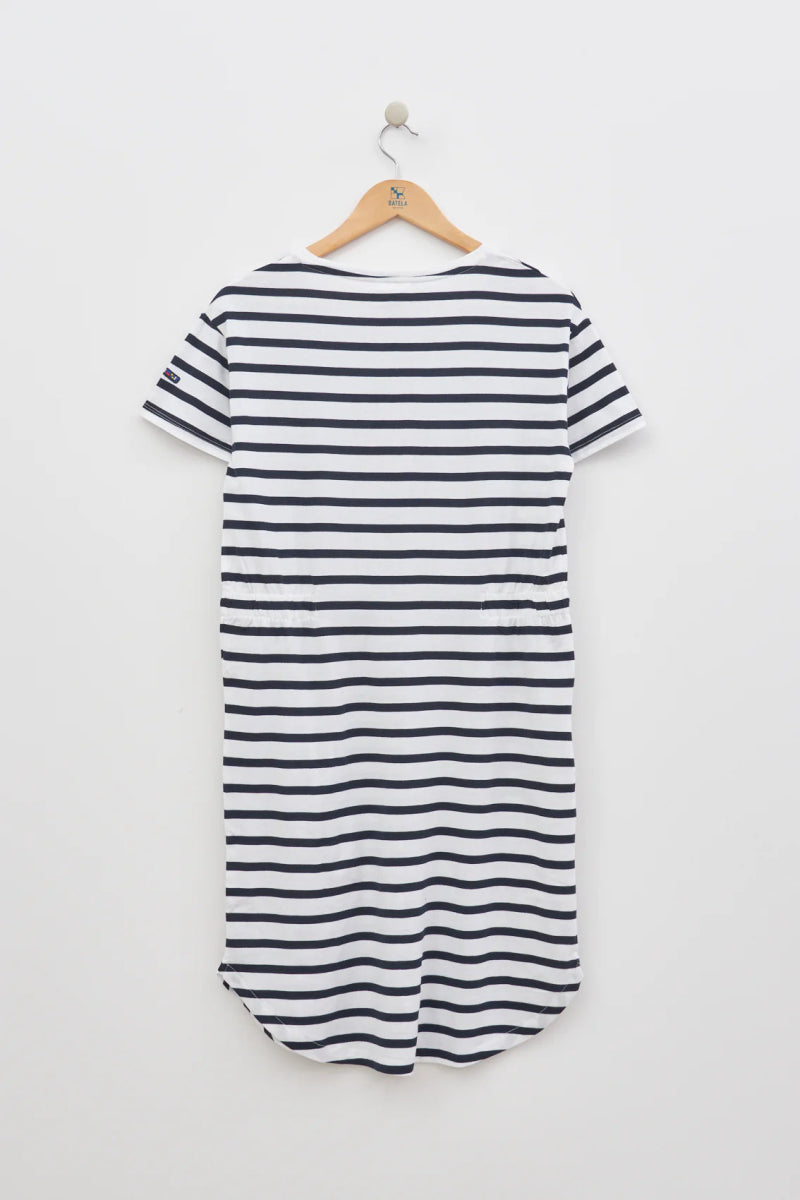 BAT2321 Gathered Waist Dress - kc clothing