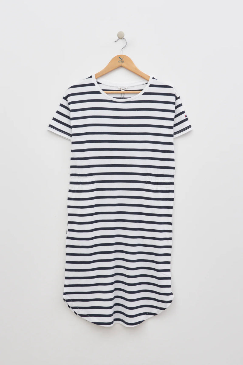 BAT2321 Gathered Waist Dress - kc clothing