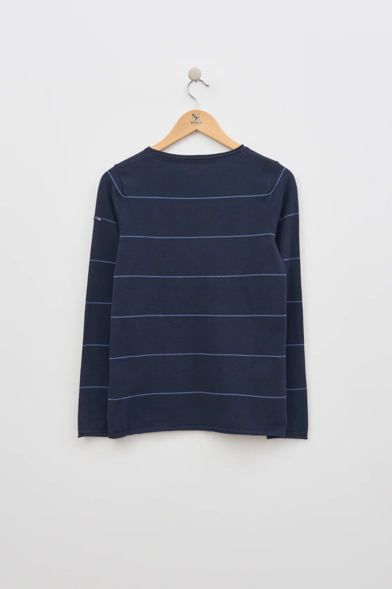BAT2418 Thin Striped Sweater - kc clothing