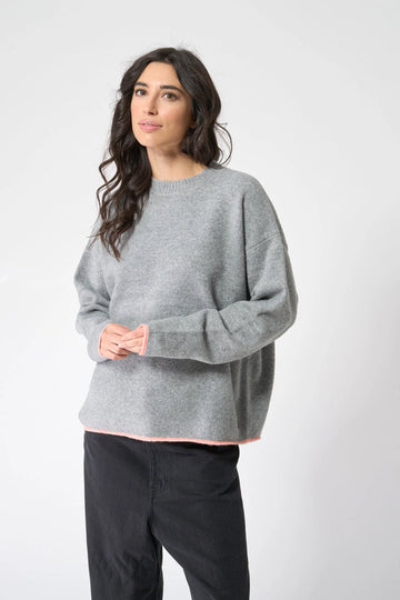 BAT2612 Knitted Oversized Sweater - kc clothing