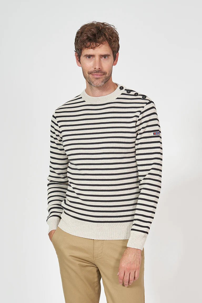 BAT3314 Men's Breton Pullover - kc clothing
