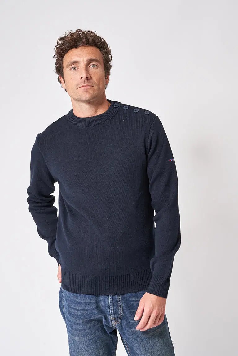 BAT3314 Men's Breton Pullover - kc clothing