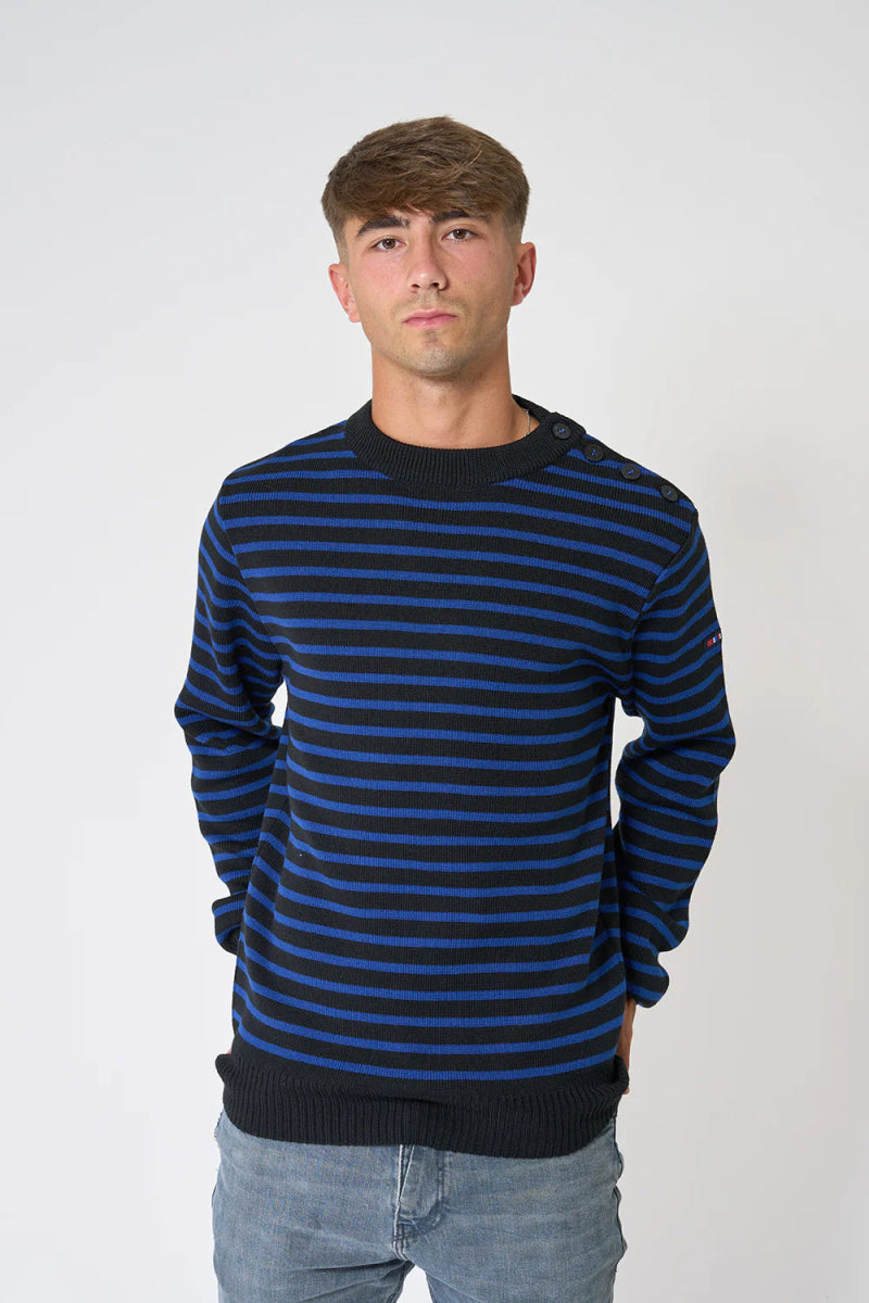 BAT3314 Men's Breton Pullover - kc clothing