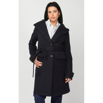 BT2429012 L/S Hooded Trench Coat