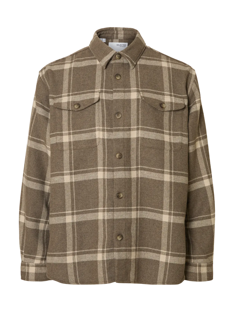 SEL16086503 Pablo Wool Overveshirt