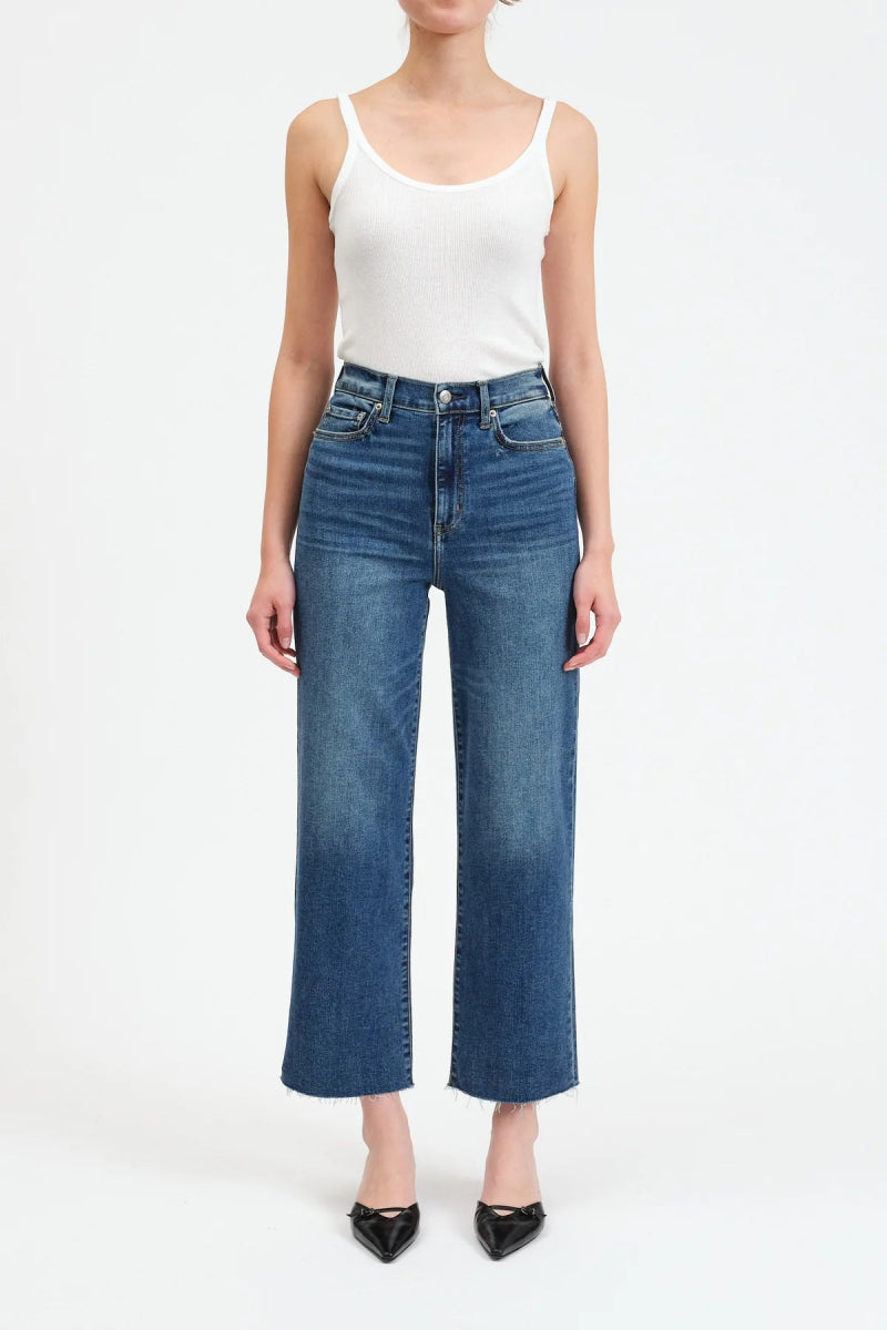 DZ00016204 Pleaser High Rise Wide Ankle Jean - kc clothing