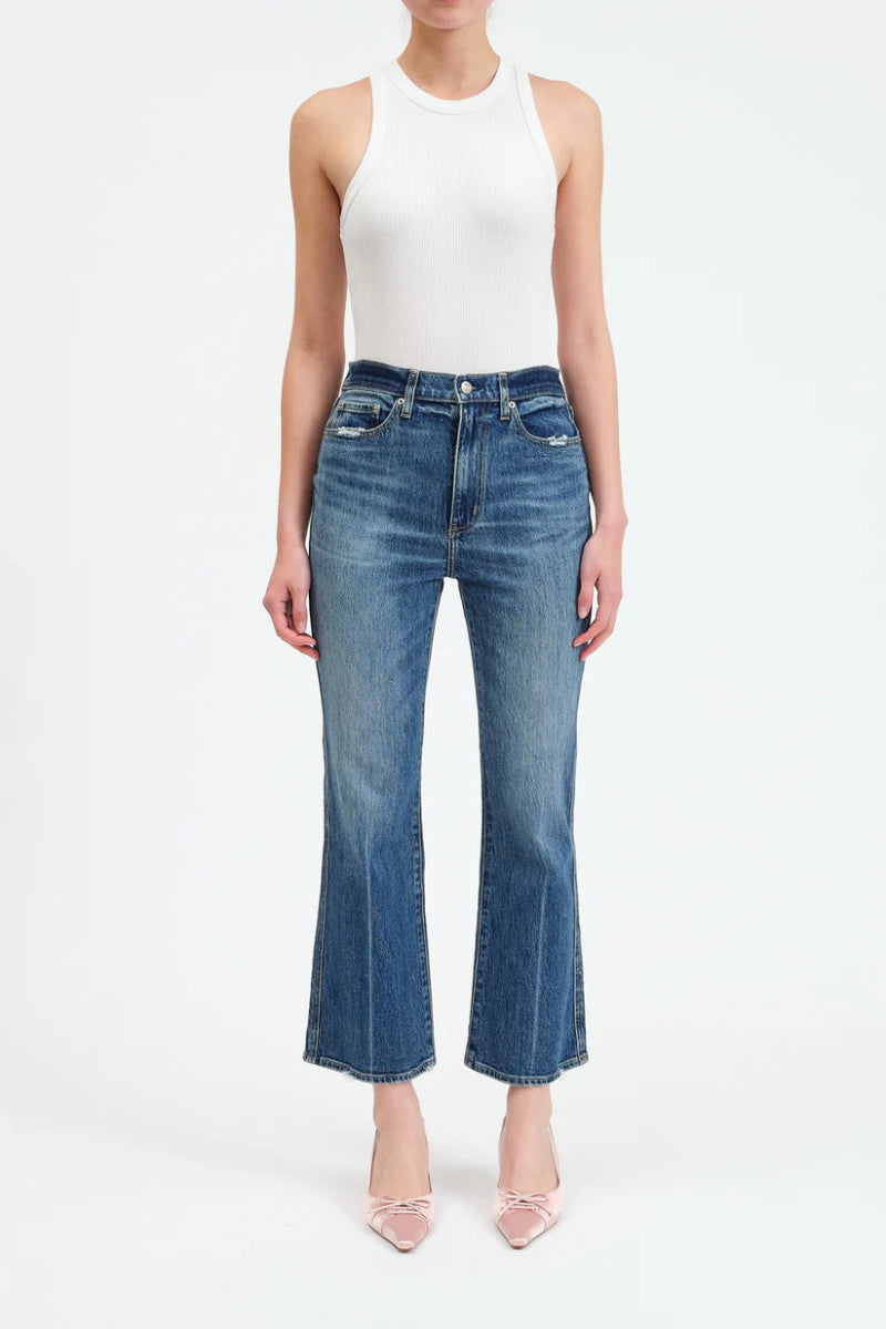 DZ00016233 Soho High Rise Ankle Flare Jean - kc clothing