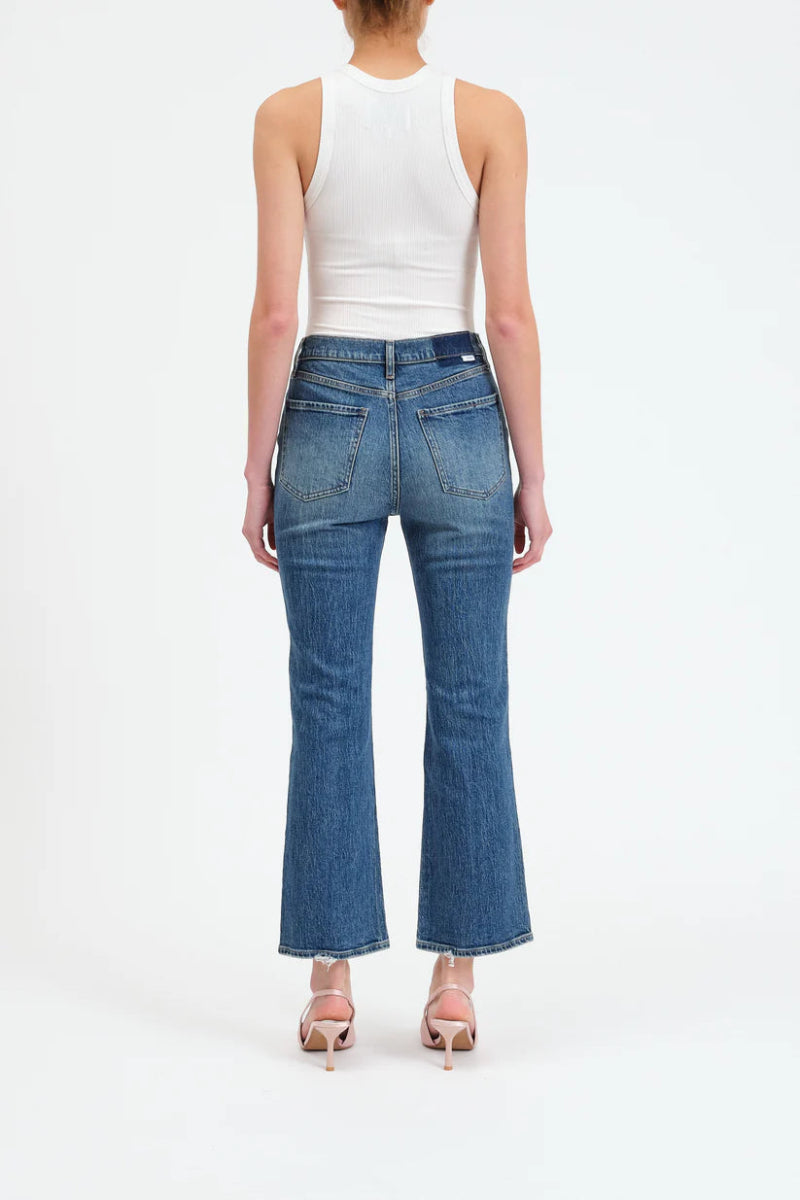DZ00016233 Soho High Rise Ankle Flare Jean - kc clothing