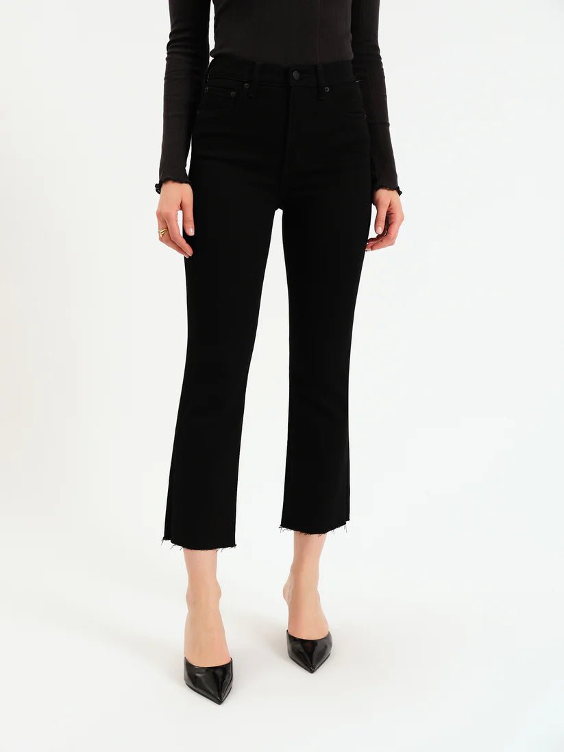 DZ00017171 Shy Girl High Rise Crop Flare - kc clothing