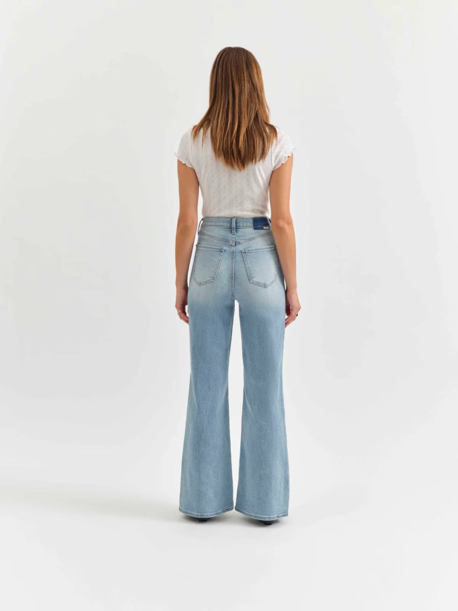 DZ00017190 Far Out High Rise Wide Leg Jean - kc clothing
