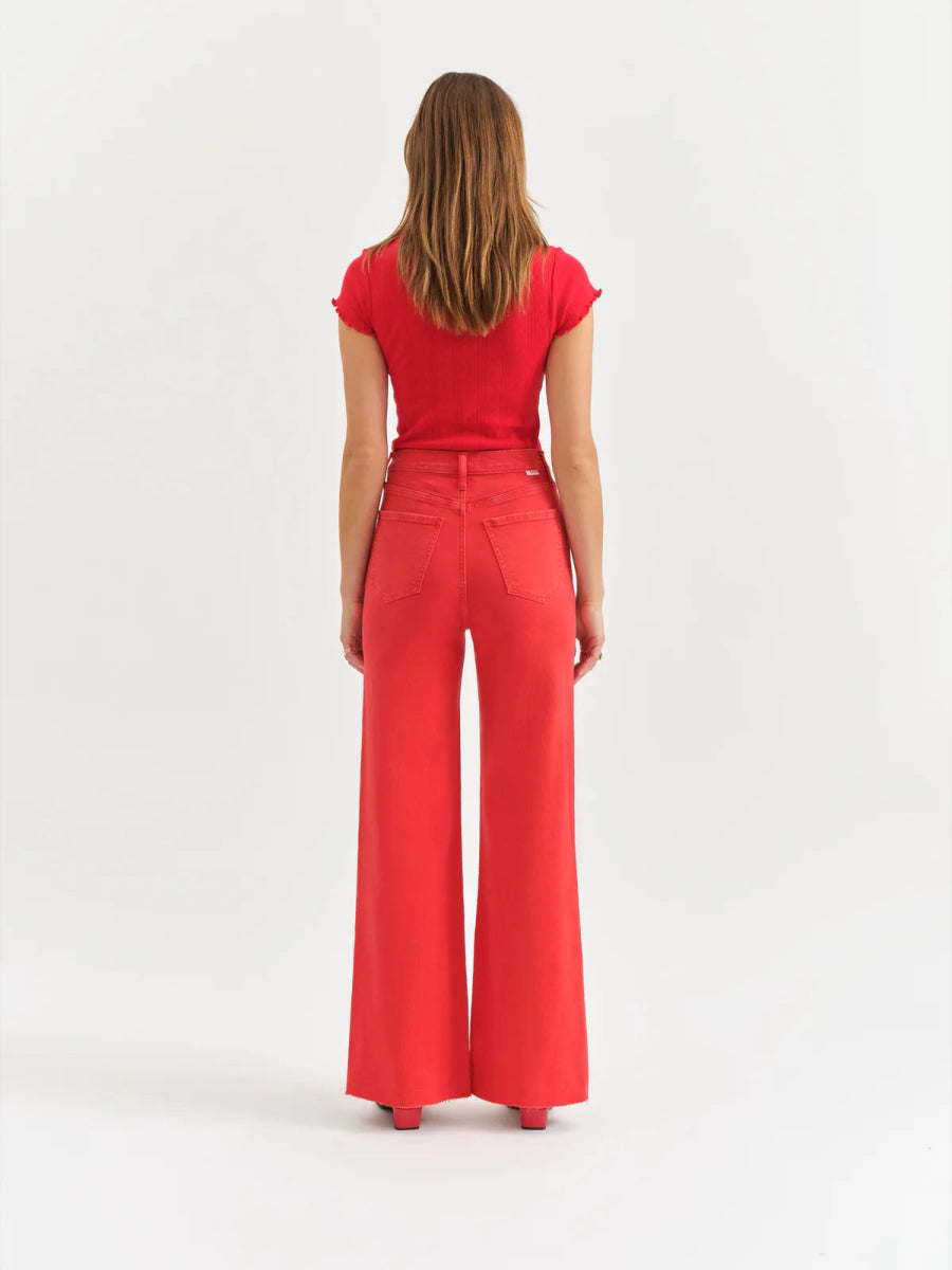 DZ00017191 Far Out High Rise Wide Leg Jean - kc clothing