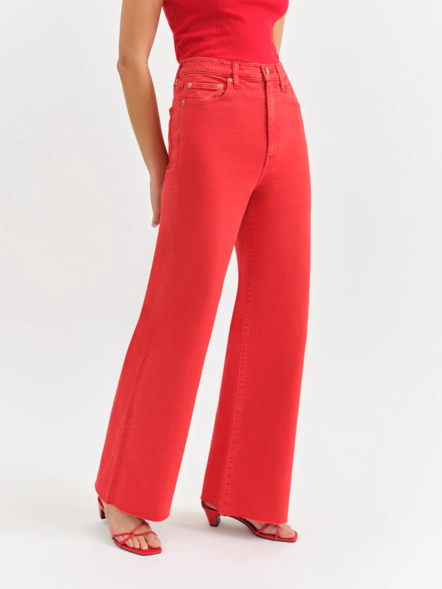 DZ00017191 Far Out High Rise Wide Leg Jean - kc clothing