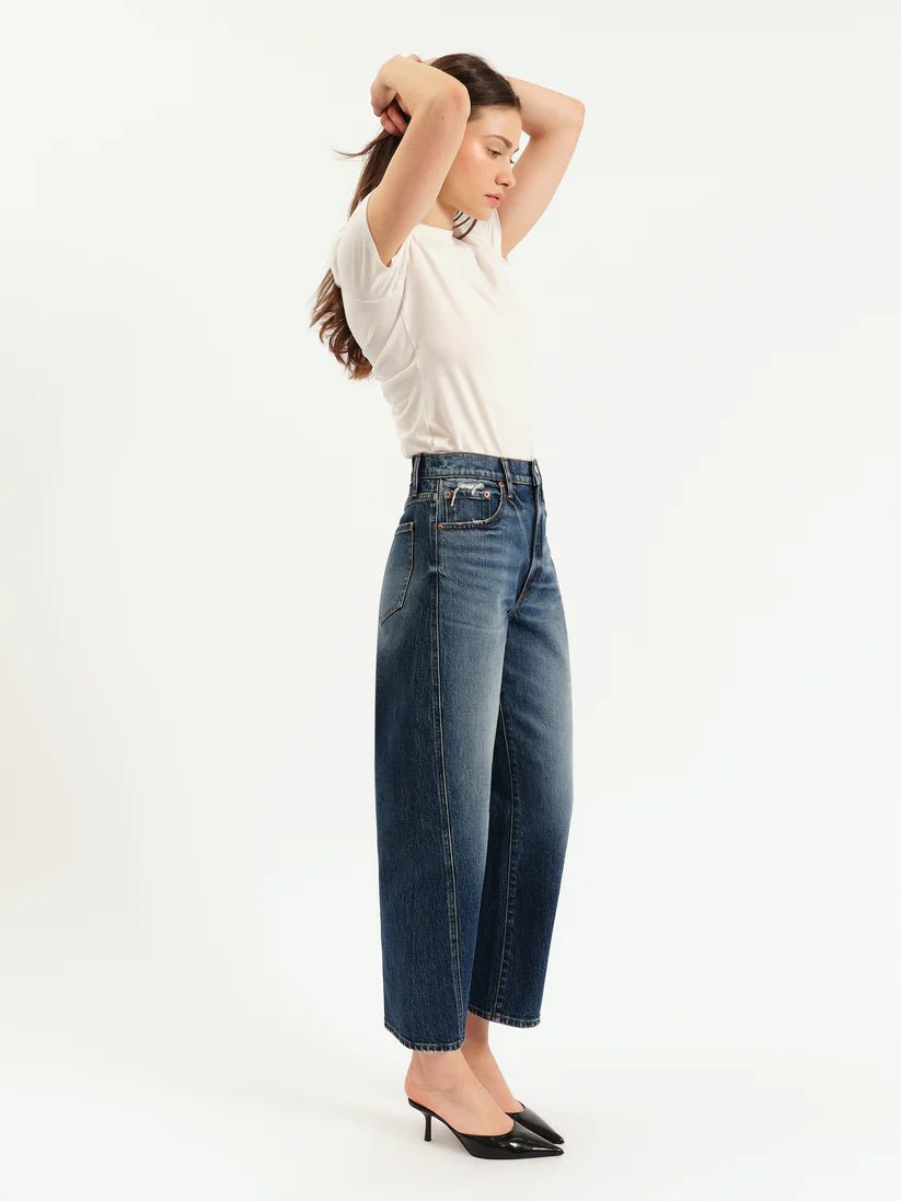 DZ00017250 West Ward Barrel Leg Jeans - kc clothing