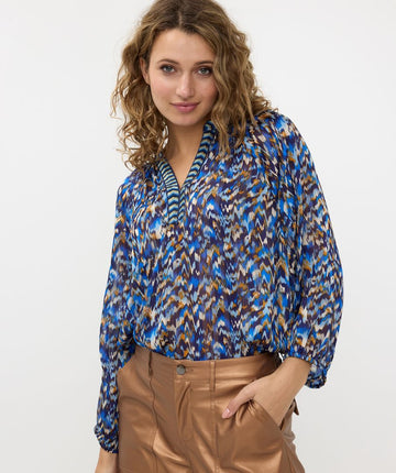 EQ2410524 Blouse W/ Embroidered Detail - kc clothing