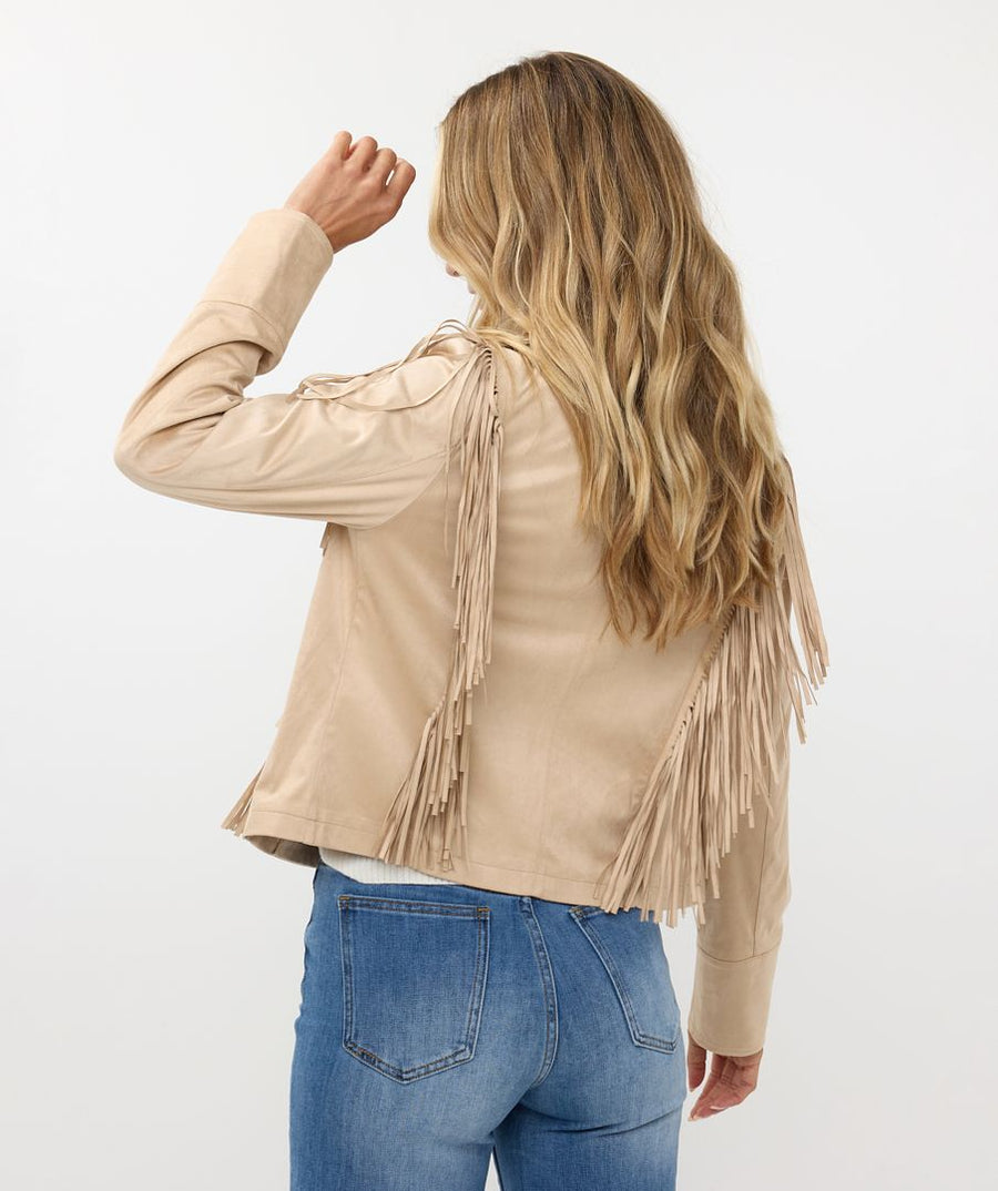 EQ2410500 Vegan Suede Jacket