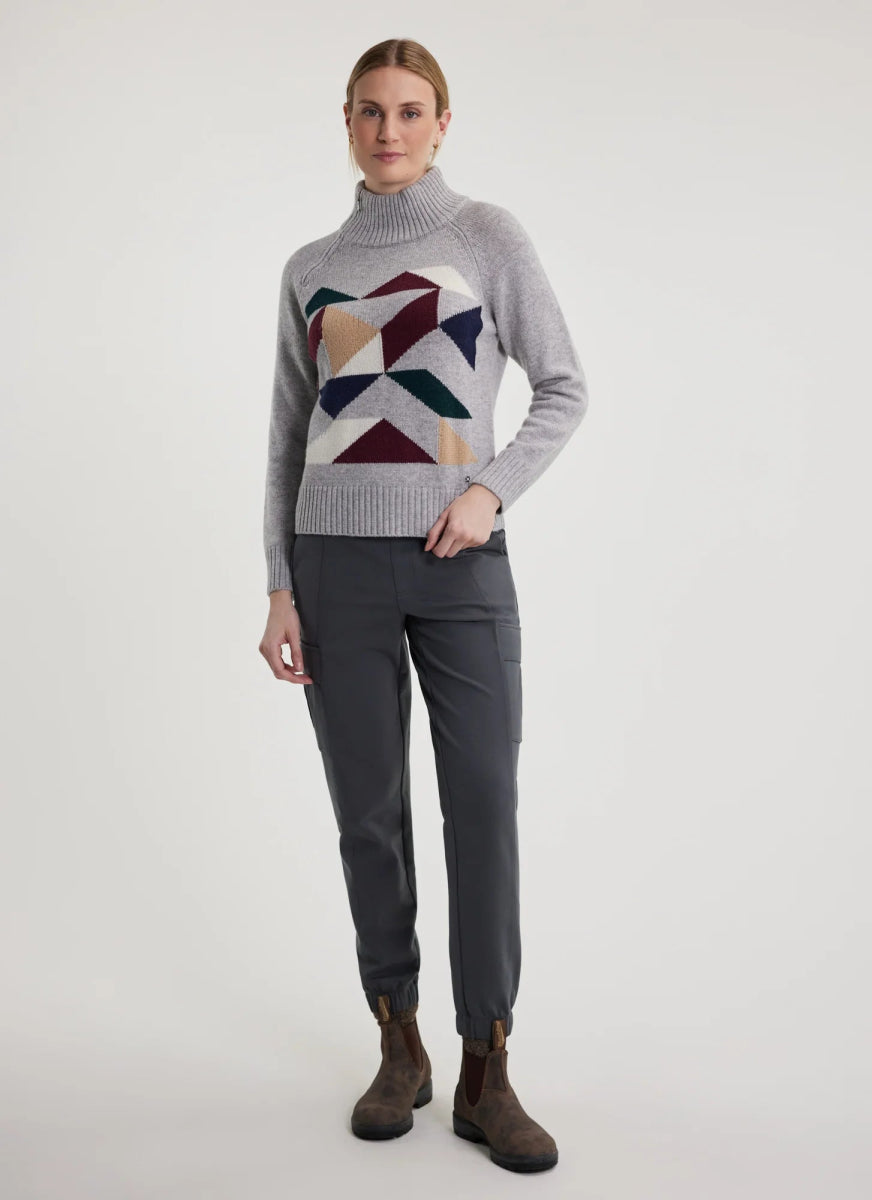 FIG14601 Laurel Intarsia Sweater - kc clothing
