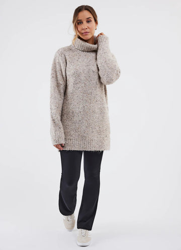FIG22905 Naka Long Sweater - kc clothing