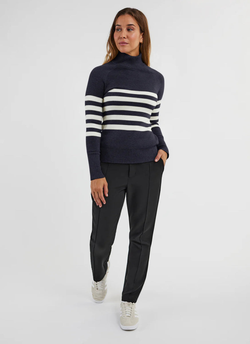 FIG23611 Lugano Fitted Top - kc clothing