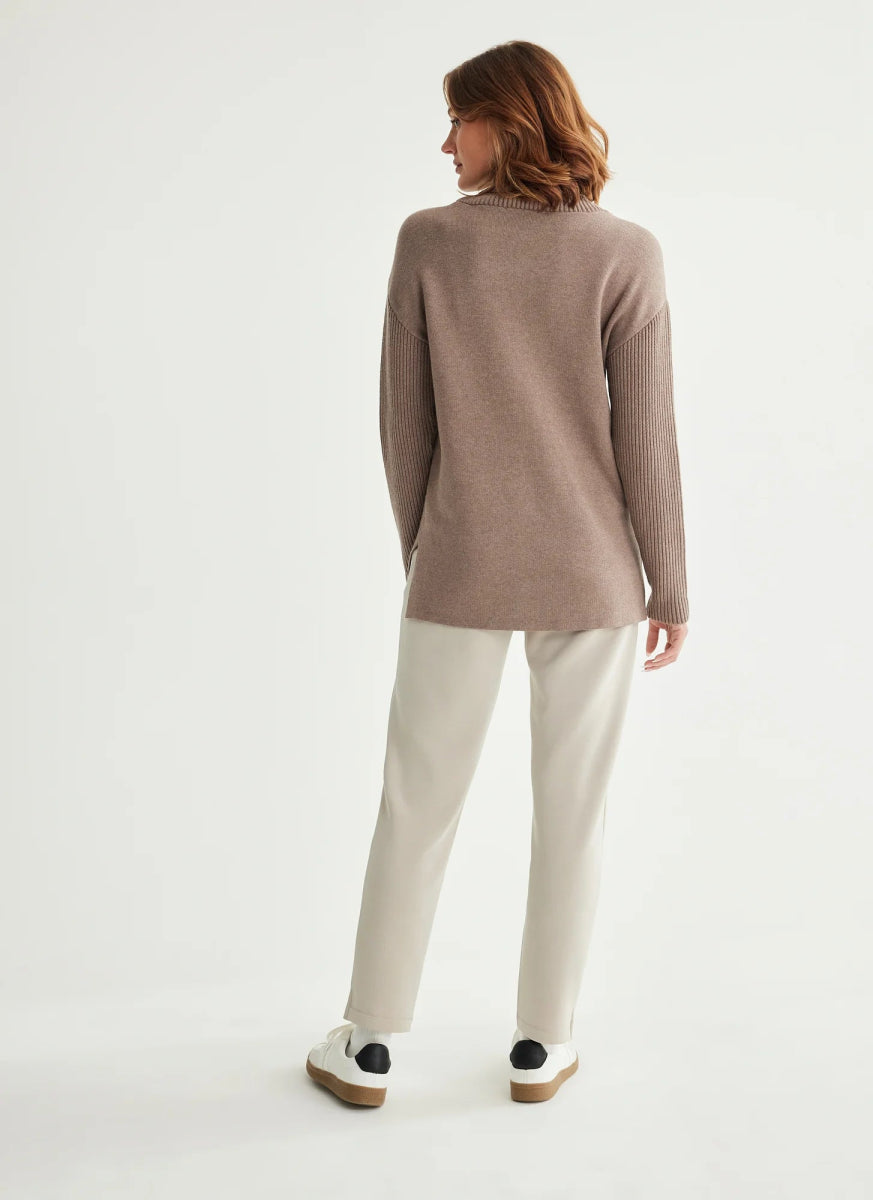 FIG37900 Luna Turtleneck Sweater - kc clothing