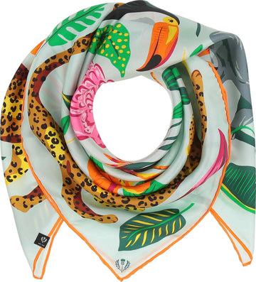 FR632028 Jungle Print Scarf - kc clothing