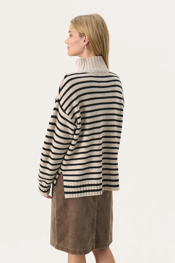 PT30308967 Lilye Striped Turtleneck