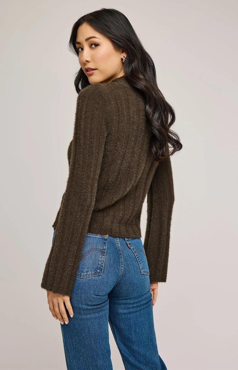 GF2409 - 3056 Jace Fuzzy Sweater - kc clothing