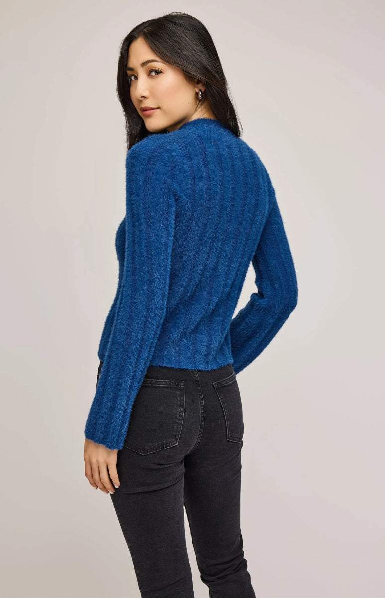 GF2409 - 3056 Jace Fuzzy Sweater - kc clothing