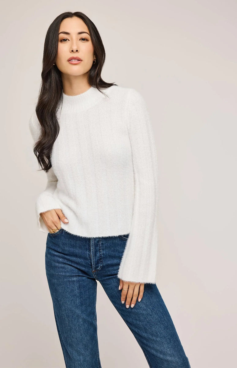 GF2409 - 3056 Jace Fuzzy Sweater - kc clothing