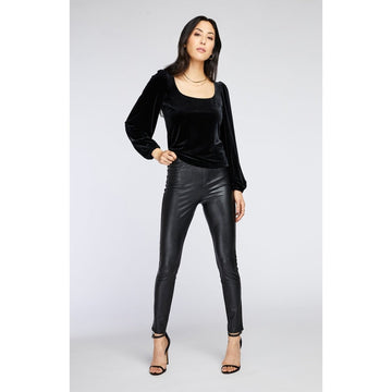 GFX2410 - 2748 Ariana Velour Top - kc clothing