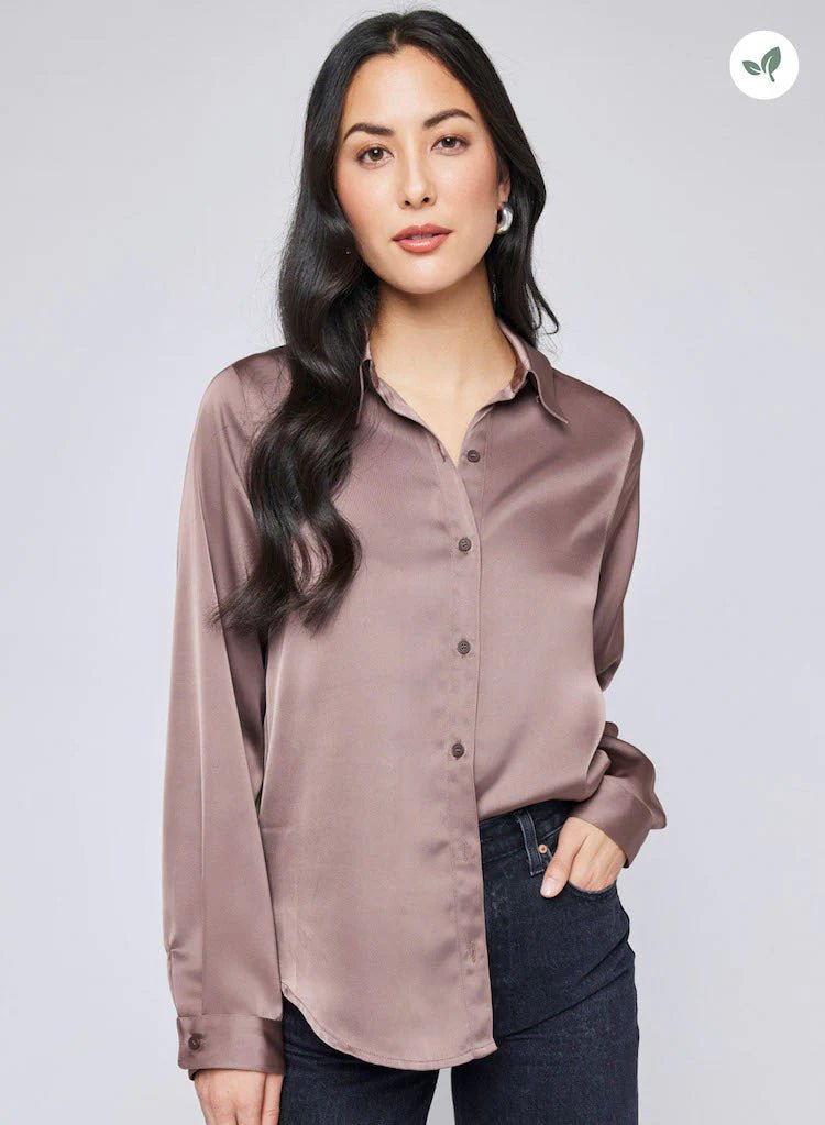 GFX2410 - 2849 Winslow Satin Blouse - kc clothing