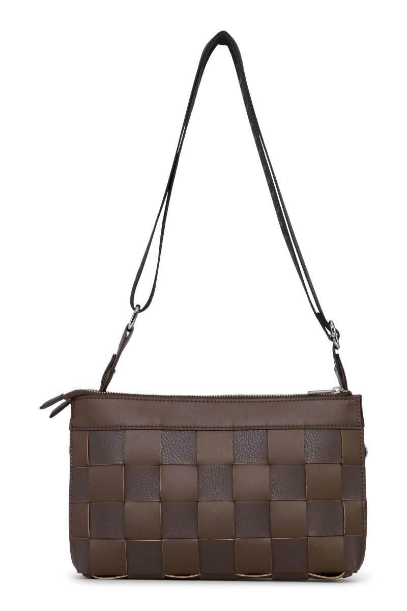 IJChip12 Small Braided Squared Crossbody - kc clothing