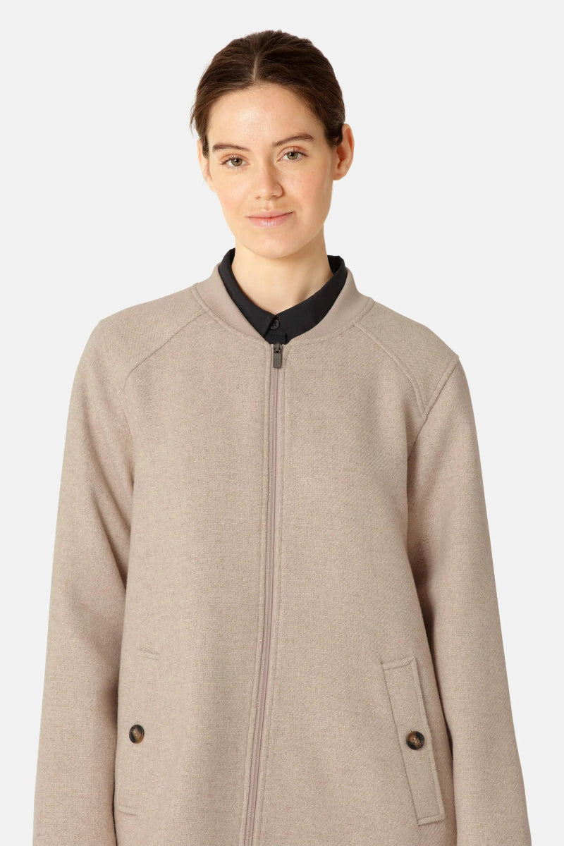 IJWoolen02 Long Zippered Coat - kc clothing