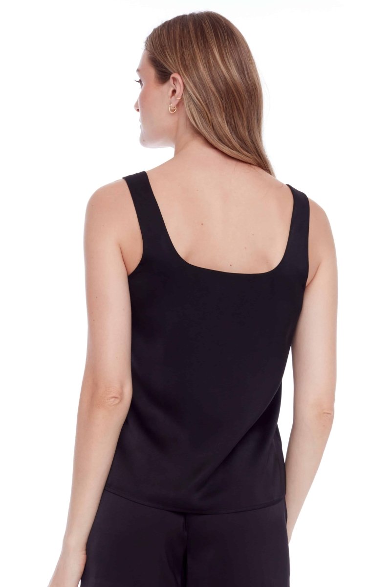 ILTM248007 Rosalie Solid Satin Tank - kc clothing