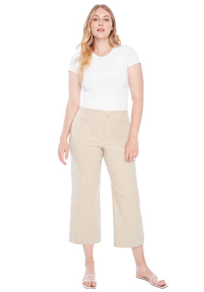 ILTM426014 Wide Leg No Waistband Pants - kc clothing