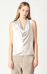 BT2423715 Drape Neck Blouse