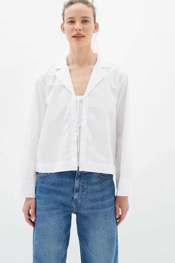INW30109108 Hevel Cropped Shirt - kc clothing