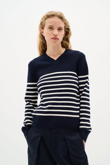 INW30110297 Wallis V - Neck Pullover - kc clothing