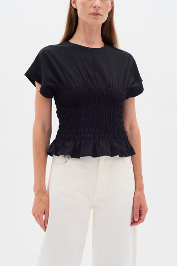 INW30110379 Harmony Smock Top - kc clothing