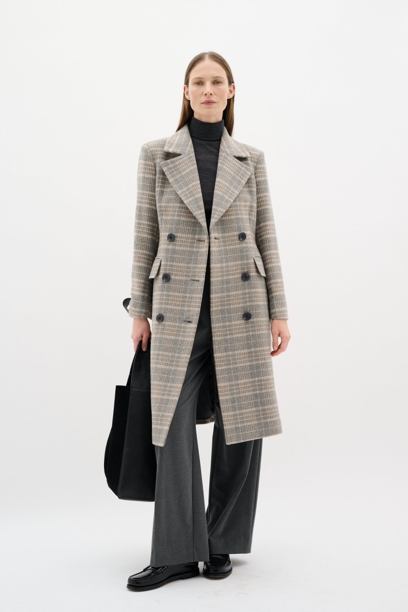 INW30110646 Yoh Thora Lapel Coat - kc clothing