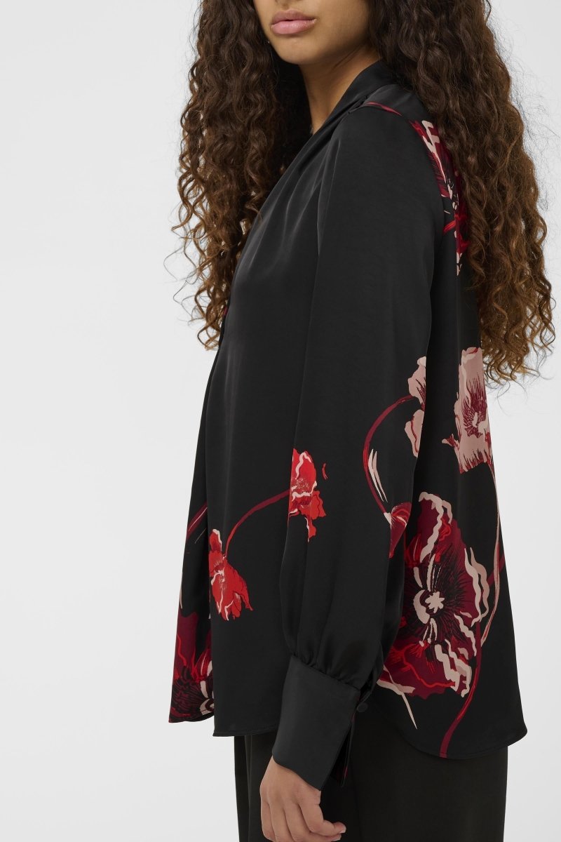 INW30112599 Dawn V - Neck Blouse - kc clothing