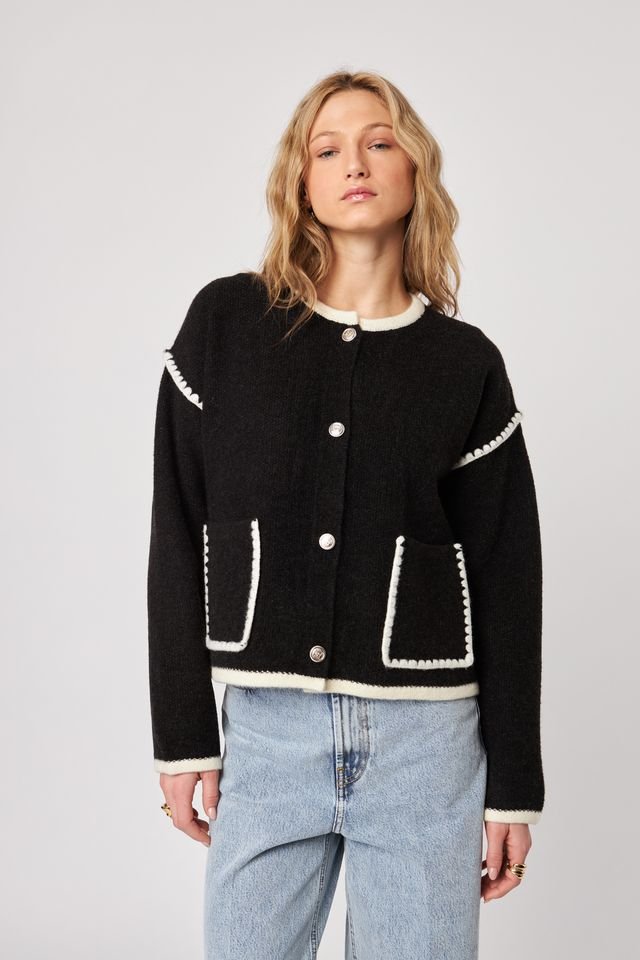 JJ598 Rene Cardigan W/Pockets - kc clothing