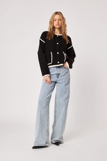 JJ598 Rene Cardigan W/Pockets - kc clothing