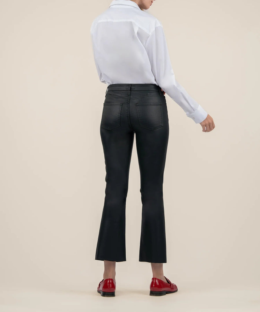 KUT0513MB2 Kelsey High Rise Coated Raw Hem - kc clothing